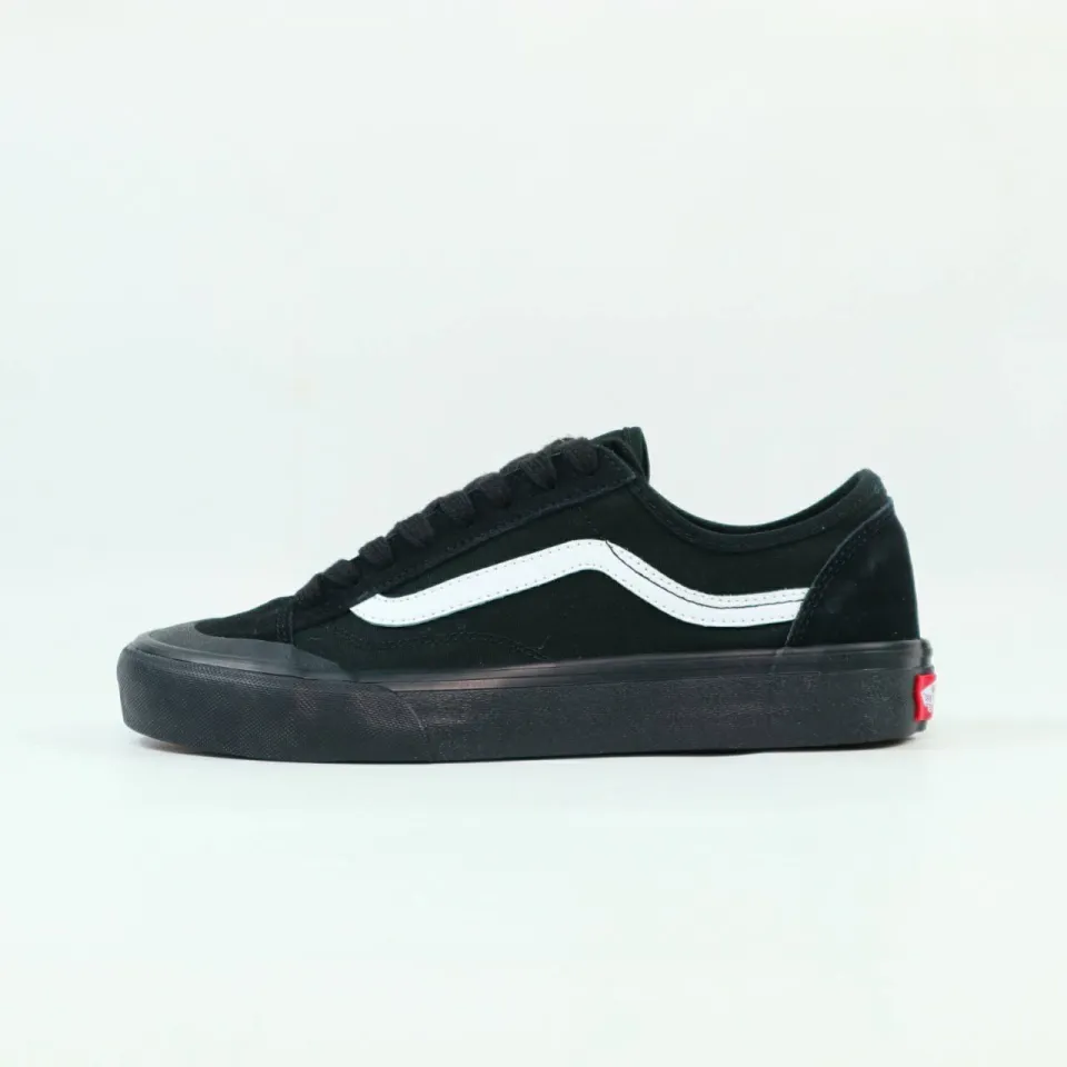 SEPATU VANS OLD SKOOL STYLE 36 DECON SF BLACK BLACK WHITE Sepatu