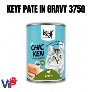 Keyf Kitchen Premium Cat Food Collection Delicious Wet Pâté in Gravy with Multiple Meat & Fish Flavors for Satisfying Cat Meals