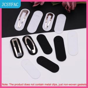 JCSYFAC 100pcs hình bầu dục không dệt xé thả snap clip miếng đệm hình chữ nhật cảm thấy miếng vá appliques cho hình chữ nhật kẹp tóc phụ kiện