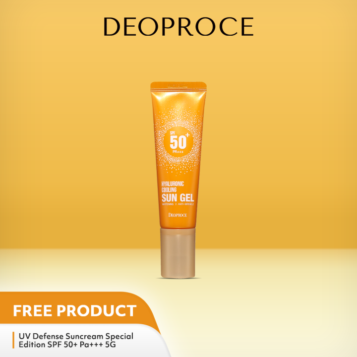 Deoproce Hyaluronic Cooling Sun Gel SPF 50+/PA+++ | Lazada PH