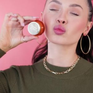 Poppy & Pout Natural Lip Scrub Moisturizing Sugar Scrub for Dry Lips Lip Scrubber Exfoliator with Essential Oils Smooths and Hydrates Lips In Recyclable Glass Jars Cruelty Free - Blood Orange Mint