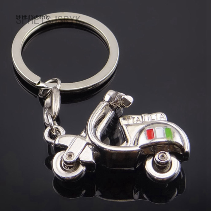 3D Motorcycle Keychain For Vespa Piaggio 125 Ducati Honda Yamaha
