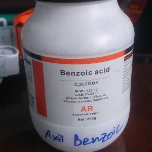 [HCM] Benzoic acid C7H6O2 tinh khiết chai khối lượng 250g C6H5COOH axit benzoic