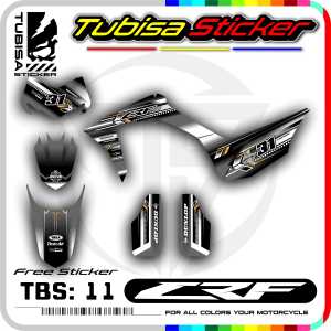 Striping CRF 150 L - Stiker Striping Variasi Motor CRF 150 L. TBS.11