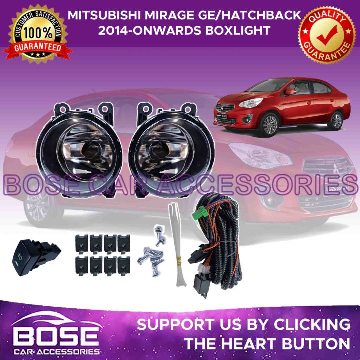 Mitsubishi Mirage G4/Hatchback 2014 2015 2016 2017 2018 2019 2020 Foglight Set / Foglamp 100