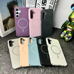 Matte Magnetic Case For Samsung A56 A36 A26 A16 S24 S23 FE S25 Ultra Wireless Charging Shockproof Back Cover