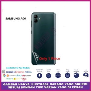 SAMSUNG A06 M15 5G M35 5G M55 5G ANTI GORES HYDROGEL BELAKANG CLEAR BENING PLASTIK MIKA BACK JELL SKIN GARSKIN ANTI JAMUR