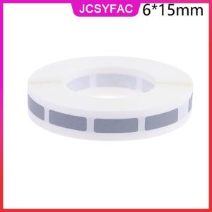 JCSYFAC 1000 cái nhãn dính xước hình chữ nhật màu bạc nhãn dán thẻ vé