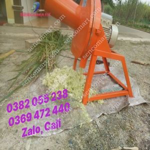 Máy băm chuối mịn nguyên cây băm cỏ voi