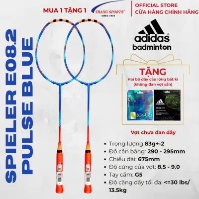 VỢT CẦU LÔNG ADIDAS E08.2 PULSE BLUE (MUA 1 TẶNG 1)