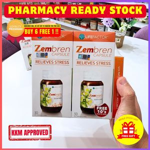 LIFE FACTOR® ZEMBREN EXP:07/26 - STRESS RELIEF IMPROVE SLEEP CALM MIND IMPROVE MEMORY & PRODUCTIVITY
