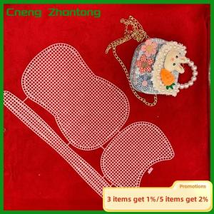 Cneng Horseshoe Bag Mesh Knitting Lining Weaving Plastic Mesh Sheet Accessories Velvet