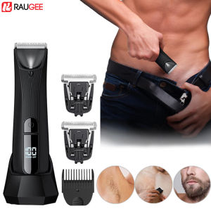 Epilator Body Trimmer For Men Painless Rechargeable Shaver For Sensitive Areas Bikini Armpit IPX7 Electirc Body Hair Trimmer