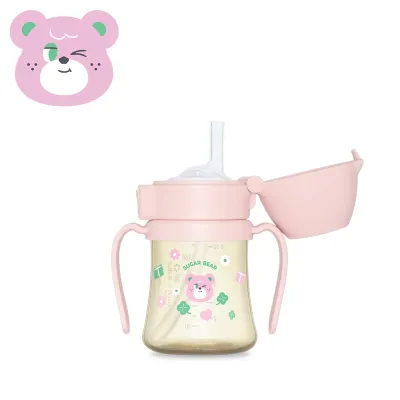 [Authorized Distributor] LIMITED EDITION Grosmimi X Knotted PPSU Sugar Bear Straw Cup (200/300ml)