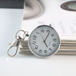 Keychain Jam Tangan Saku Gantungan Kunci Jam Pesawat Dan Tenaga Medis Watch Key Chain Pria Wanita