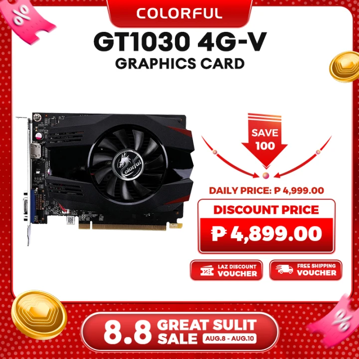 Gt1030 Colorful 2gb Graphics Card Colorful Nvidia Geforce Gt 1030