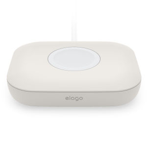 elago Charger Pad Compatible with iWatch Charger Galaxy Watch 7&5&6 Series Charger Compatible for AirPods Pro 2 Durable Silicone Durable Compact [Charger not included]