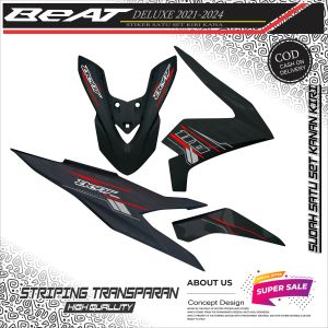 STRIPING VARIASI BEAT DELUXE STICKER CUSTOM TRANSPARAN 2020