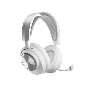 SteelSeries Arctis Nova Pro Wireless Gaming Headset (Black/White) – Hi-Res Audio ANC Dual Wireless for PC