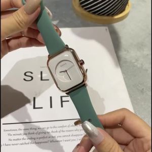 GUOU 8162 watch womens 2022 new fashion trend womens silicone strap small square watch sports watch watch for women㏇0708