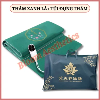 Thảm ngải cứu thảo dược bằng điện | Đệm ngải cứu đông y giảm đau nhức | Thảm ngải cứu điện đông y