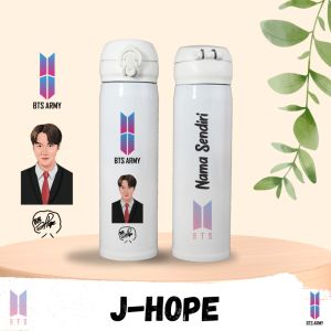 Botol Tumbler Custom Nama Logo Foto Sendiri Cocok Untuk Fans BTS EXO dan NCT