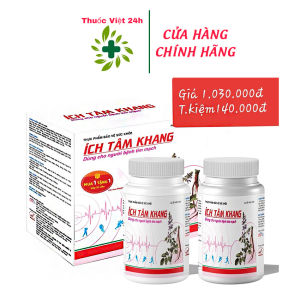 [MỚI] Ích Tâm Khang (Hộp 180 Viên) Phòng Và Hỗ Trợ Bệnh Suy Tim - thuocviet24h