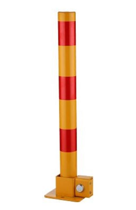 Parking Barrier Pole Size: 600mm H x 65mm D x Base: 180mm, Parking ...
