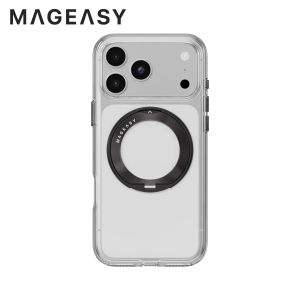 MAGEASY BRIGHT 360 M | MAGSAFE NEVER YELLOWING PROTECTIVE CLEAR CASE | FOR IPHONE 18 SERIES