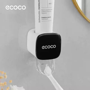 ECOCO Minimalist Toothpaste Dispenser - Dispenser pasta gigi otomatis minimalis tempat odol sikat gigi