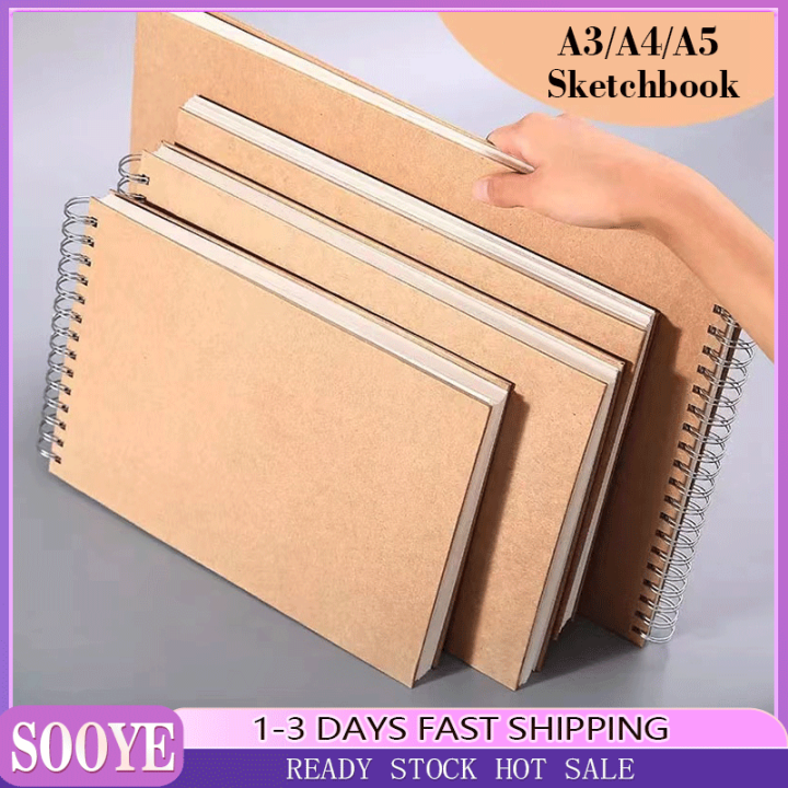 A3/A4/A5 Sketch Notebook sketchbook Thick paper Spiral notebook for