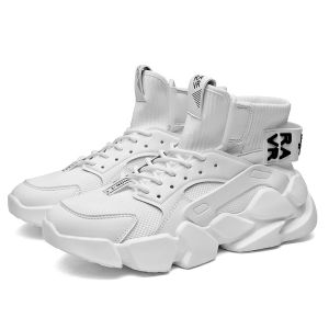 High top shoes mens sports shoes spring/summer basketball socks shoes mens breathable casual air force trendy number one mens shoes aj