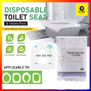 [5sheet/Pack] Travel Disposable Paper Toilet Seat Cover/ Paper toilet cover/ Disposable toilet