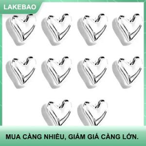 【LAKEBAO】 10 Nam châm tủ lạnh hình trái tim nam châm tủ lạnh từ tính cho bảng tin trang trí máy ảnh Polaroid trang trí nhà