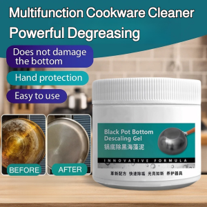 Pot Bottom Cleaner Steel Cleaner Cleaner Kitchen Cleaning Paste Powerful Grease Cleaning Seaweed Mud Cleaning Paste 锅底除黑膏