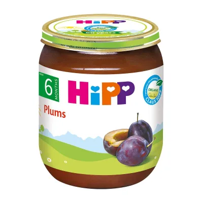 Hipp Organic Plum Jar Gluten Free