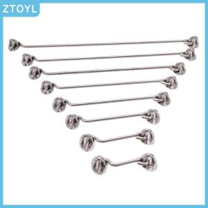 ZTOYL Stainless Steel Cabin Hook And Eye Latch Lock Shed Gate Door Catch Silent Holder