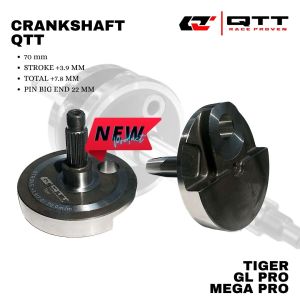 Crankshaft Kruk as QTT Tiger Gl Pro Mega Pro + 3.9mm (total 7.8mm) 70 MM Pen Big End 22MM