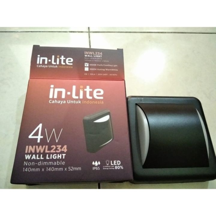 INLITE Lampu Dinding LED / IN LITE LED Wall Light 4W - INWL234 | Lazada ...
