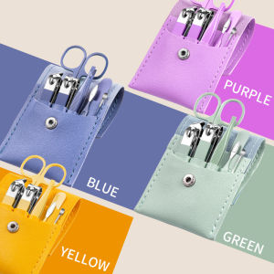 Manicure Set StainlessNail Clipper SetTravel Portable Grooming Kit Manicure Pedicure Care Kit Tools With Storage Bag