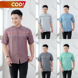 Kemeja Koko Pria Dewasa Lengan Pendek: Fashion Muslim Modern