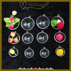 [Valitoo] Hộp quà tặng trang trí Giáng sinh bằng nhựa mở trong suốt