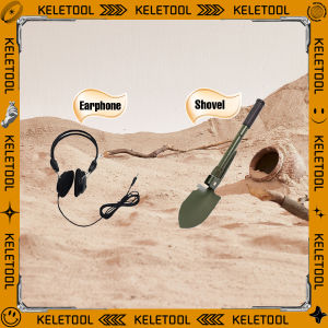 AKS 3D Metal Detector Underground Detective Treasure 1200M Long Range Gold Search 25M Depth Handheld