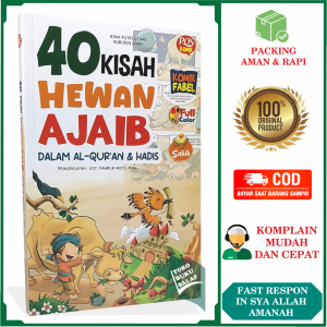 Komik 40 Kisah Hewan Ajaib Dalam Al-Quran dan Hadist Karya Rima Putri Utami Nurudin Zanki Penerbit Pustaka Quran Sunnah