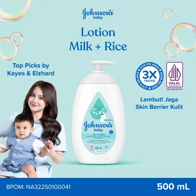 JOHNSONS Milk + Rice Baby Lotion 500ml