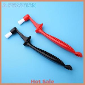 [A Peassion]💖[HOT SALE]🎈🎈 1PC Coffee Brush Espresso Coffee Machine Cleaning Brush Long Handle Integrated Two-In-One With Spoon Cleaning Nylon Brush