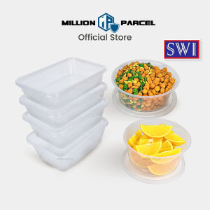 (50pc) Disposable Container | Takeaway Food Container | Lunch Box | Food Storage Box | Plastic Container | Plastic Box