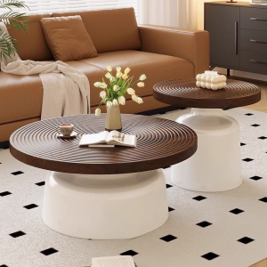 🔥Ready Stock🔥 Round Coffee Table Set Carbon Steel Side Table Living Room Table