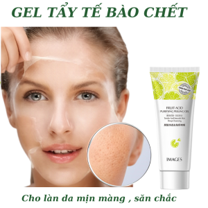 Gel Tẩy Tế Bào Chết trái cây Bổ Sung Collagen Trắng Da Ngừa Mụn Dưỡng Ẩm Làm Mịn Màng Sạch Mụn Đầu Đen