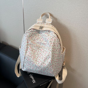 WYK192 Tas Ransel Wanita Sekolah Kuliah Travel Flowerly Pattern Backpack School TKM